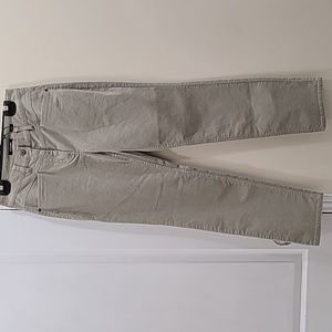 💚 NEW Olsen Women's Straight Mid-waist Pants Green Size XS.